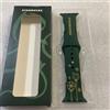 Starbucks Cinturino Starbucks Apple Watch Verde Oro Nuovo Silicone Edizione Limitata