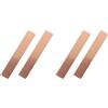 SODIAL Anodo di Rame Puro 4 Pezzi, 6 X 1 X 0,04 Pollici (19 GA) Strisce di Elettro6518