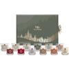 WoodWick Set di candele profumate, conto alla rovescia di 12 giorni di fragranze, confezione regalo
