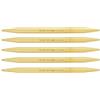 Clover Takumi bambù duplice Punto Ferri 7 -Size 15 / 10mm, Confezione da 5
