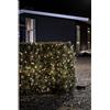 Konstsmide, Ghirlanda luminosa a LED con interruttore on/off, sensore di luce, timer 6h e 9h, 20 diodi ambrati, funzionamento a batteria, per esterni (IP44), cavo nero, scatola nera