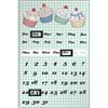Premiere Housewares 5018705706269 Calendario Magnetico Cupcake, Verde