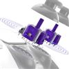 eXtremeRate eXhall Analogici Hall Effect per ps5 Controller, 3D Stick Analogico Calibrabile Digitale Sensore Modulo Kit per ps5 Joystick con Scheda FPC - Viola 120gf