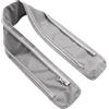 SULQING pressoterapia linfodrenaggio 6 camere(Grigio Wider Strap, L) | Gambali Pressoterapia Linfodrenaggio per Casa per Cellulite, 0-30 min, 0-240 mmHg,Apparecchio Pressoterapia Gambe