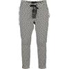 MAISON SCOTCH Pantaloni Donna W32 Neri Bianchi Tigrati Accorciati