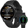 OPPO Watch S Smartwatch ECG Acciaio 10Giorni 3000Nits, Phantom Black | Display 1,46 AMOLED, 100+ sport, 5ATM+IP68, monitoraggio sonno/FC/SpO2, doppio abbinamento, Batteria fino a 10 Giorni.