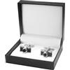 VILLCASE Cufflinks Francesi a Forma di Macchina Fotografica in Rame, Eleganti | Scatola Regalo, Finitura Lucida e Levigata, per Abiti Business e Cerimonie