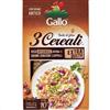 Riso Gallo 3 Cereali Riso Integrale, Avena e Senatore Cappelli 800gr Extra Gusto
