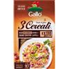 Riso Gallo 3 Cereali Extra Gusto Riso Integrale, Avena e Senatore Cappelli 400gr