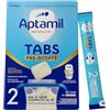 Aptamil Nutribiotik TABS2 2 Latte di Proseguimento in Tabs Pre-Dosate dai 6 ai 12 mesi, Confezione Da 21 Bustine (105 Tabs Pre-Dosate)