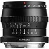 TTARTISAN TT Artisan 50 mm F1.2 APS-C connettore Leica L Sigma Panasonic Black messa a fuoco manuale struttura ottica 11 elementi in 7 gruppi
