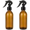 mikken 2 flaconi spray da 200 ml in vetro marrone con etichette