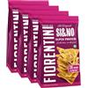 Generico 4X Fiorentini SI&NO Super Protein Mini Gallette con Lenticchie e Ceci - Snack Salato Proteico, Vegano e Senza Glutine 80g
