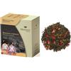 Meridiani® | Emozioni Oriente Tè Verde Aromi | Infuso Orientale Tè Verde Curcuma Ciliegia Fragola - (80 Gr) | Miscela Tè e Frutta per Infusione