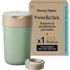 Tommee Tippee Mangiapannolini Twist & Click, + 1 Ricarica da 10,5 m, Verde