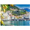 MyPuzzle.com Vista panoramica della bellissima Amalfi sulle colline che conducono verso la costa, Campania, Italia - Puzzle Premium da 1000 pezzi per adulti