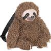 WILD REPUBLIC Backpack Sloth, Peluche, 36 cm, Giocattolo di Peluche, Imbottitura in Bottiglie d'Acqua Riciclate