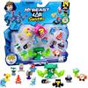 MrBeast Lab Swarms Mega-Tech Serie 14 Pack, Mushdoom | Include 13 Micro Beasts e 1 Mega Swarm; agganciare fino a 4 Micro Beasts sul telaio MEGA per action figure