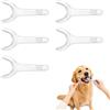Generic Apribocca per cani, divaricatore dentale trasparente per spazzolare i denti | Divaricatore per la pulizia dei denti per cani e gatti, trasparente, riutilizzabile, per la cura orale