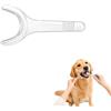 Generic Apribocca per cani, divaricatore dentale trasparente per spazzolare i denti | Divaricatore per la pulizia dei denti per cani e gatti, trasparente, riutilizzabile, per la cura orale