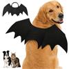 HYZYWON Halloween Pet Costume,Ali da Pipistrello Cosplay Costume da Cane(L) | Animali Domestici Ali di Pipistrello, Costume da Pipistrello per Cani, Costume Calvo Vestito per Halloween, cosplay, feste