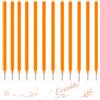 ZVKACT 12 Pezzi Ricariche Cancellabili Compatibili con Legami, Refill Penne Cancellabili Set con Legami, Facili da Cancellare, Punta Della penna 0,7 mm, Altezza 13 cm, Colore Arancione