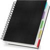 Yarotm Quaderni a Spirale A5 - Quaderno a Righe 14x21cm - Nero Taccuino Appunti A5-120 Fogli/240 Pagine Block Notes A5-100GSM Quaderni a Righe - Diario Notebook A5 Copertina Rigida