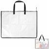 JYYWTSI Cartella A2 63 x 47 cm, Borsa Portadisegni PVC Trasparente con Cerniera | Cartella Portadisegni A2 e Borsa Trasparente con Maniglia per Disegni, Documenti, Poster, Scuola e Ufficio
