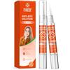 halercay Penna smalto amaro 10 ml trasparente contro mangiarsi le unghie, bambini | Sapore amaro, formula trasparente, film sottile, asciugatura rapida, flacone 10 ml, pennello integrato, casa o viaggio