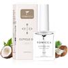 TOMICCA olio cuticole unghie, olio per unghie e cuticole 15ml, idratante e rigenerante per cuticole e unghie danneggiate, previene secchezza e screpolature, nutre i contorni ungueali