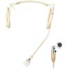 KIMAFUN Microfono Headset ad Archetto con Fascia Regolabile, Microfono a Condensatore Leggero e Professionale, Compatibile con trasmettitore bodypack wireless con connettore Mini XLR TA3F, HC-800-D3