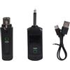 Opatiny Kit microfono senza fili XLR 5H per durata della batteria XLR Wireless (1 | Portata stabile di 80 m, 2,4 G per frequenza, trasmissione senza rumore, ideale per palcoscenico ed eventi