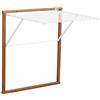 Arredamenti Italia Stendibiancheria da parete 604 KLEDY, Legno - Chiudibile - 6,5 mt stendibili - Finitura Ciliegio