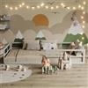 VitaliSpa Letto a pavimento Minno 90x200 cm, letto bambini Montessori in metallo con protezione anticaduta e materasso, bianco