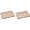 Hemobllo 2 Pezzi Plug Board Spiedini Supporto Picchi Alimentari Supporto Picchi Cibo Vassoio Torta Vassoio Rettangolare Espositore Di Caramelle hi Aperitivi