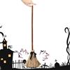 Sucritude Scopa Halloween Che Si Muove, Scopa da stregas Halloween 94 Cm | Con Suoni Spettrali, Scopa Galleggia Con Sensore Di Movimento Per Portico, Casa Infestata, Esposizione Giardino, Feste
