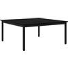 HKLGBVCR Tavolino rettangolare Rovere Nero 100 x 100 x 45 cm Legno Composito