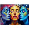 VNPJBDFZTHWQ 1000 Pezzi Mini Puzzle per Famiglia Arte Colore Viso Rilassante | 38x26cm Cartone Principianti Decorazione Soggiorno Taglio Preciso Rilassamento