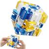 YUVATERA Grande Cubo Labirinto 3D,Labyrinth 3d Puzzle Maze Cube,Giocattolo Labirinto di Biglie 3D,Giocattolo Per Allenare La Consapevolezza Spaziale,Brain Training Logic Game (blu)