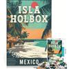 JIANGENNF Puzzle 1000 Isola Holbox in Messico, Giocattolo Decorazione da Parete, Sfida Difficile, Compleanno e Natale 38x26cm