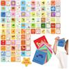 Generico Food Learning Cards - Educational Flash Cards | Kids Activity Game | 50 Double-sided Cardboard Cards With Food Iмages And Names For Early Learning, Classroom And Homeschool Activities