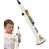Generico Clarinetto Giocattolo | Strumento Musicale Elettrico | Volume Regolabile | Clarinetto Giocattolo Educativo Con Volume Regolabile, Ideale Per Bambini Piccoli E Attività Musicali In Casa