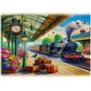 VNPJBDFZTHWQ Puzzle Mini 1000 Pezzi Stazione per Adulti | 38 x 26 cm cartone decorazione soggiorno taglio preciso regalo compleanno relax