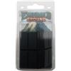 Emerald Ground - Piedistalli quadrati slot Wargames 30 x 30 mm (20 unità) | Base di colore nero, confezione da 30 pezzi, forma quadrata, miniature da gioco, 20 mm