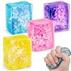 OKINAYO 4 Pezzi Palline Antistress Terapeutiche, Sensory Stress Ball | Squishy Stressball, Antistress Giocattolo per Esercizio Alle Mani e Alleviare lo Stress