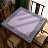 Hixingo 80x80cm Tappetino da Gioco per Mahjong e Giochi da Tavolo, Tappetino per Carte Antiscivolo e Silenzioso, Protezione per Tavolo Majong Domino Riunioni (707A Campo di lavanda,1)