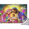 ZQXJNHPKRB Ritratto Sacra Famiglia Puzzle 1000 Pezzi Carta per Adulti Scena Artistica Spirituale Gioco di Puzzle per Famiglia Relax Decorazione Regalo 52x38cm/1000pcs
