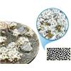 Green Stuff World per modelli e miniature arbusti ciuffi 6mm neve ghiacciata - beige 11789