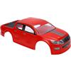 Hidyliu Carrozzeria per Camion RC in PVC 1/10 Design Leggero Realizzato con Precisione per Camion RC con Passo da 26 Cm, Aperta All'uso (Rossa)