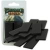 Emerald Ground - Piedistalli quadrati per Wargames, 60 x 30 mm (10 pezzi) | Base di colore nero, confezione da 30 pezzi, forma quadrata, miniature da gioco, 20 mm